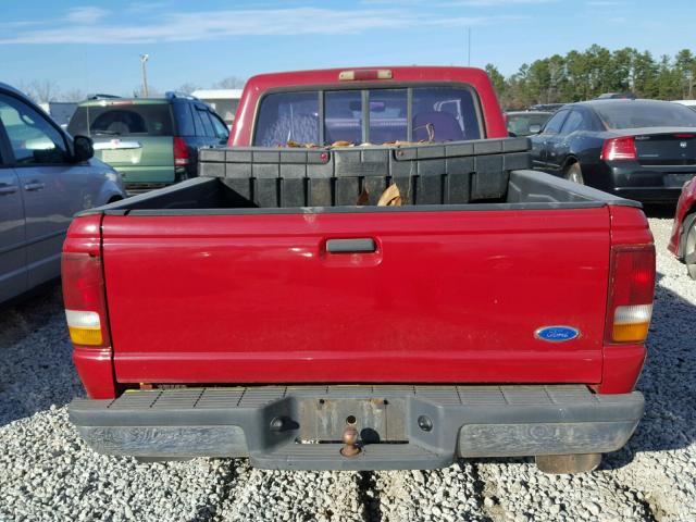 1FTCR10X4PUC29452 - 1993 FORD RANGER BURGUNDY photo 9