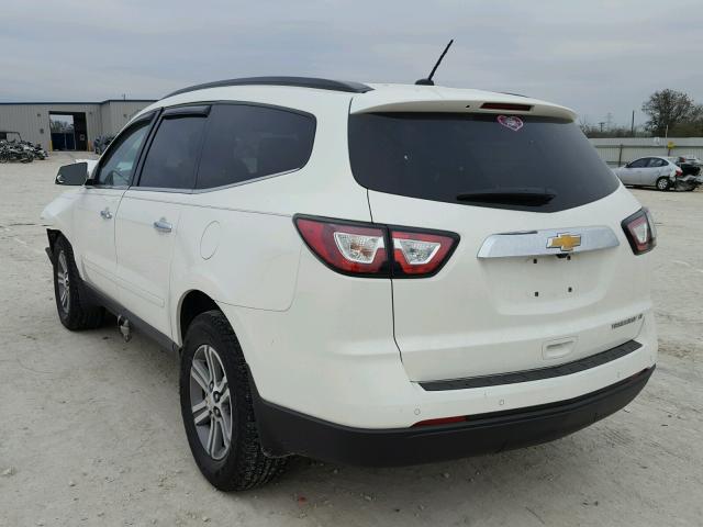 1GNKRGKD3FJ267196 - 2015 CHEVROLET TRAVERSE L WHITE photo 3