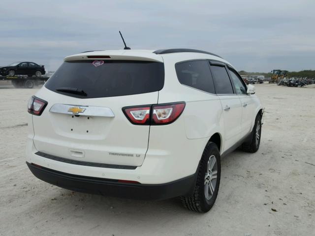 1GNKRGKD3FJ267196 - 2015 CHEVROLET TRAVERSE L WHITE photo 4