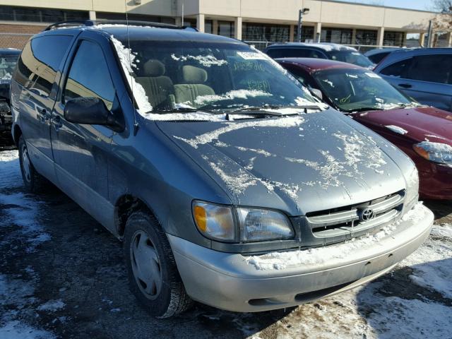 4T3ZF13C4YU301332 - 2000 TOYOTA SIENNA LE GRAY photo 1