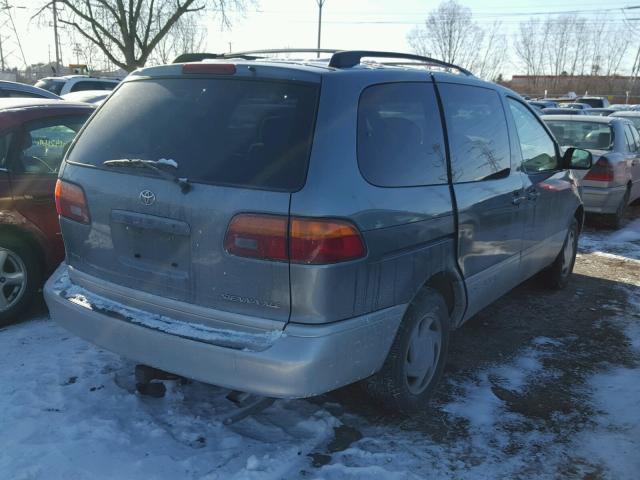 4T3ZF13C4YU301332 - 2000 TOYOTA SIENNA LE GRAY photo 4