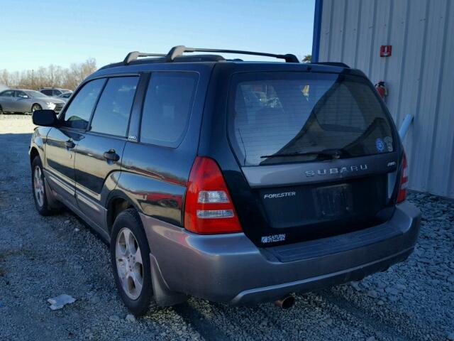 JF1SG65643H742515 - 2003 SUBARU FORESTER 2 GREEN photo 3