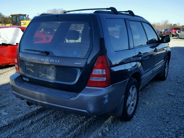 JF1SG65643H742515 - 2003 SUBARU FORESTER 2 GREEN photo 4