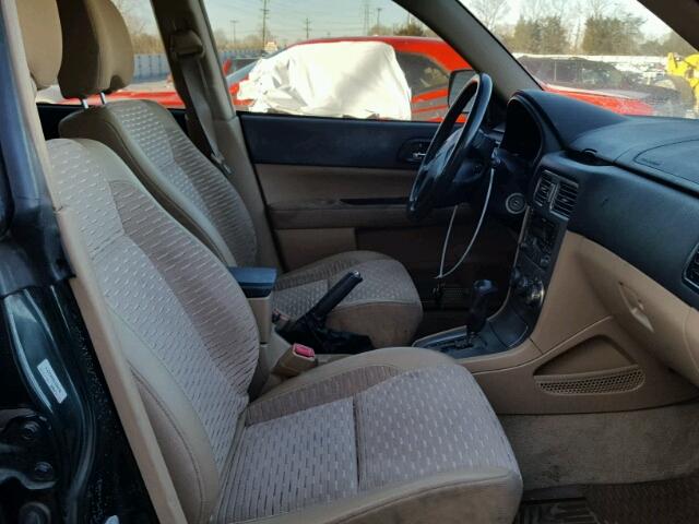 JF1SG65643H742515 - 2003 SUBARU FORESTER 2 GREEN photo 5