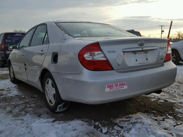 4T1BF32K72U506505 - 2002 TOYOTA CAMRY LE TAN photo 3