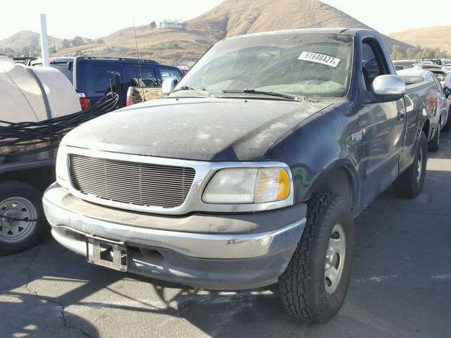 1FTZF1725YKB22954 - 2000 FORD F150 BLACK photo 2