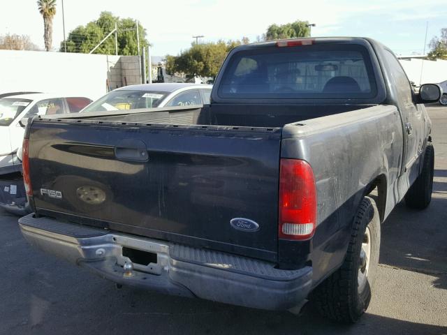 1FTZF1725YKB22954 - 2000 FORD F150 BLACK photo 4