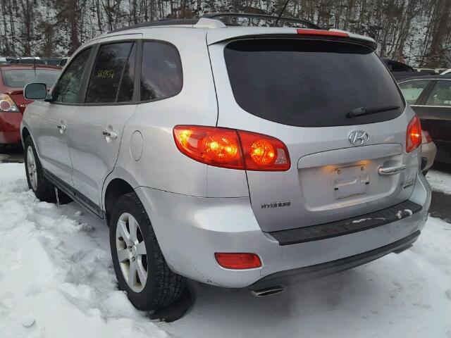 5NMSH73E37H027429 - 2007 HYUNDAI SANTA FE S SILVER photo 3