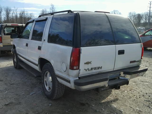 1GKEK13R8VJ754088 - 1997 GMC YUKON WHITE photo 3