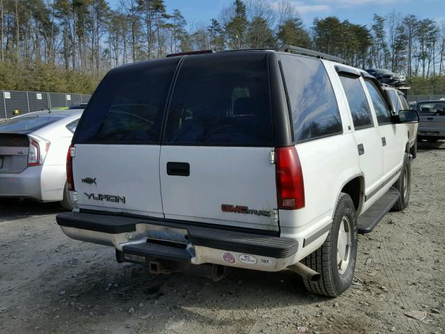 1GKEK13R8VJ754088 - 1997 GMC YUKON WHITE photo 4