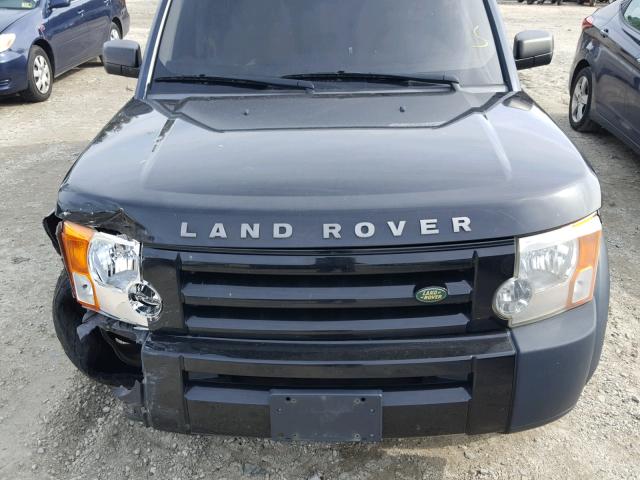 SALAD25445A318469 - 2005 LAND ROVER LR3 SE BLACK photo 7