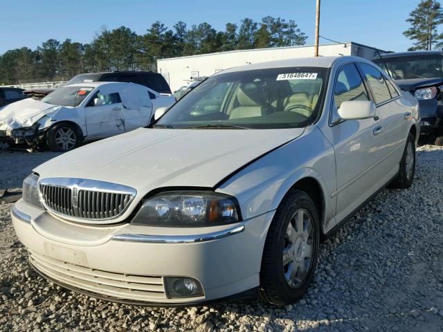 1LNHM86S04Y686400 - 2004 LINCOLN LS WHITE photo 2