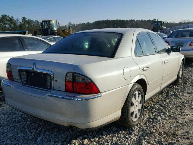 1LNHM86S04Y686400 - 2004 LINCOLN LS WHITE photo 4