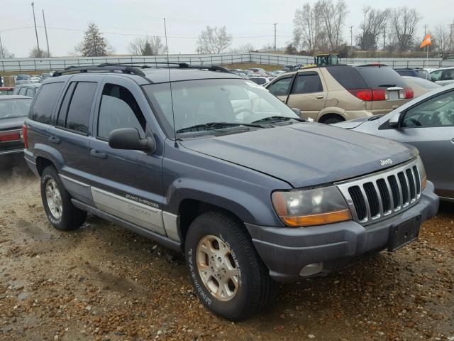 1J4GW48N6YC378283 - 2000 JEEP GRAND CHER BLUE photo 1