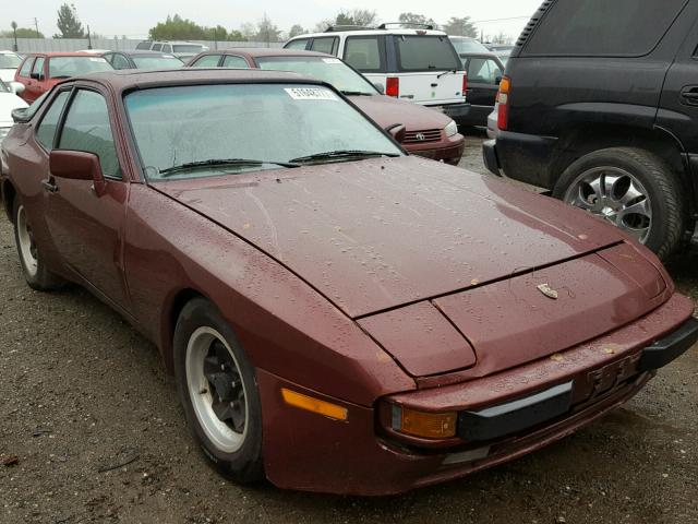 WP0AA094XEN463474 - 1984 PORSCHE 944 BURGUNDY photo 1