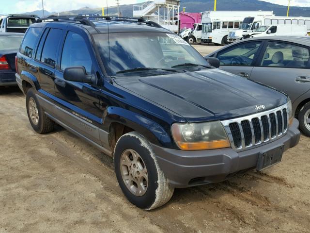 1J4GX48S11C648500 - 2001 JEEP GRAND CHER BLACK photo 1