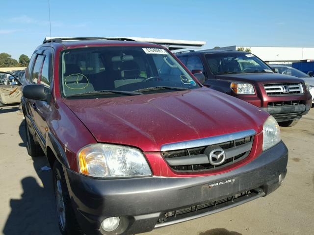 4F2YZ94184KM34466 - 2004 MAZDA TRIBUTE LX RED photo 1