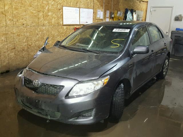 JTDBL40E999026317 - 2009 TOYOTA COROLLA BA GRAY photo 2