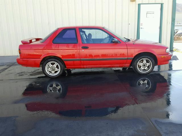 1N4EB32A0MC752220 - 1991 NISSAN SENTRA RED photo 9