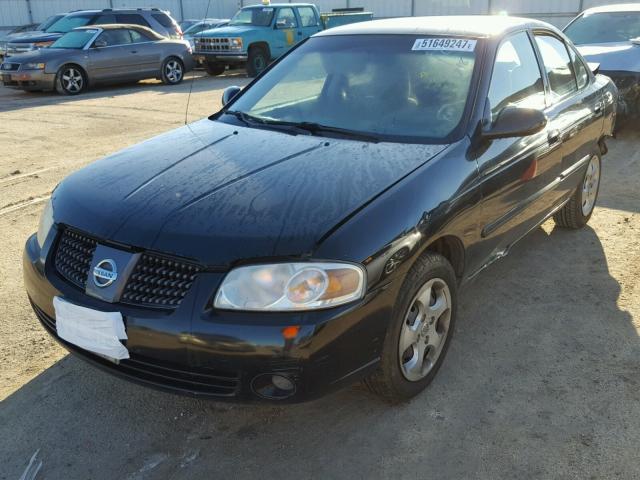 3N1CB51D86L638890 - 2006 NISSAN SENTRA 1.8 BLACK photo 2