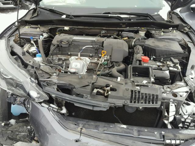 1HGCR2F36DA157095 - 2013 HONDA ACCORD LX GRAY photo 7