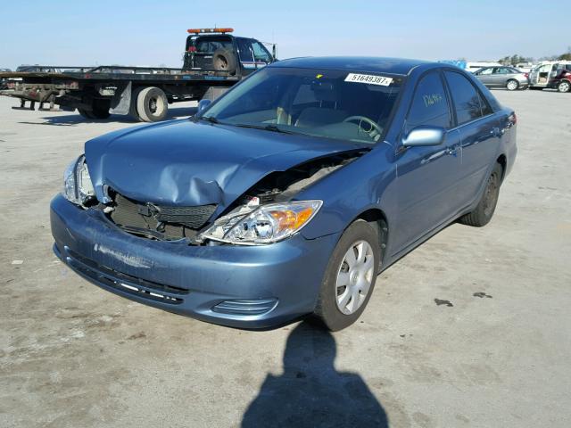 4T1BE32K54U859959 - 2004 TOYOTA CAMRY LE BLUE photo 2