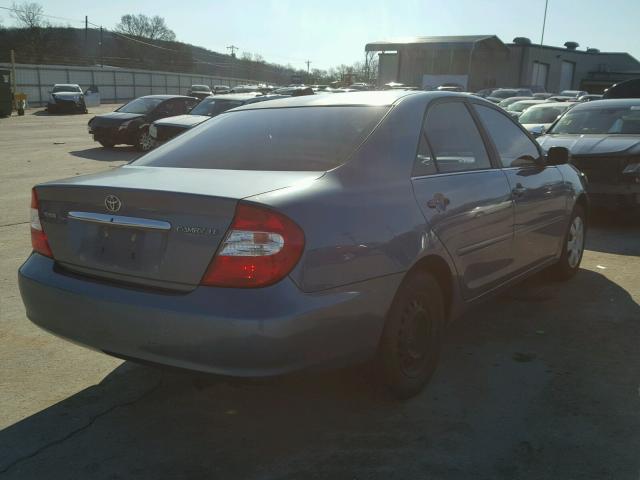 4T1BE32K54U859959 - 2004 TOYOTA CAMRY LE BLUE photo 4