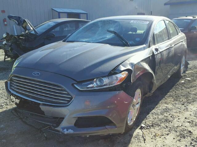 3FA6P0H71DR249359 - 2013 FORD FUSION SE GRAY photo 2