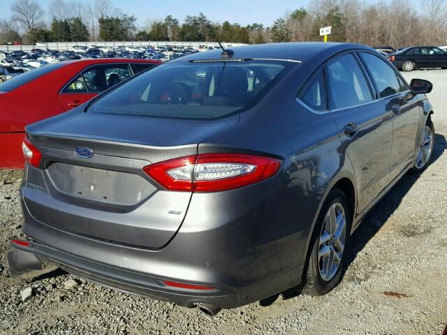 3FA6P0H71DR249359 - 2013 FORD FUSION SE GRAY photo 4