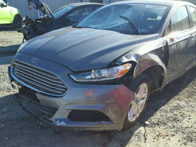 3FA6P0H71DR249359 - 2013 FORD FUSION SE GRAY photo 9