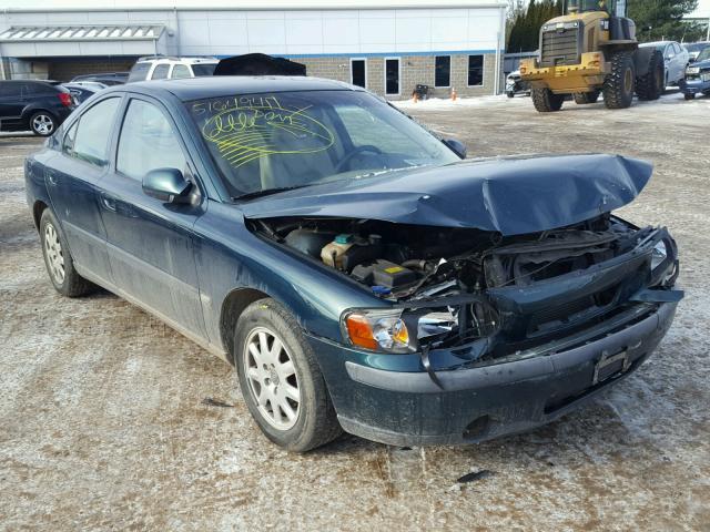 YV1RS61R022199411 - 2002 VOLVO S60 GREEN photo 1