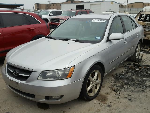 5NPEU46F58H349103 - 2008 HYUNDAI SONATA SE SILVER photo 2