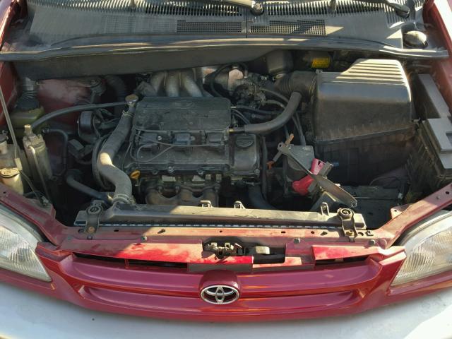 4T3ZF13C4YU177451 - 2000 TOYOTA SIENNA LE RED photo 7