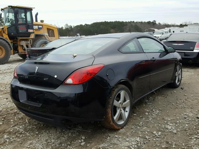 1G2ZH158564214914 - 2006 PONTIAC G6 GT BLACK photo 4