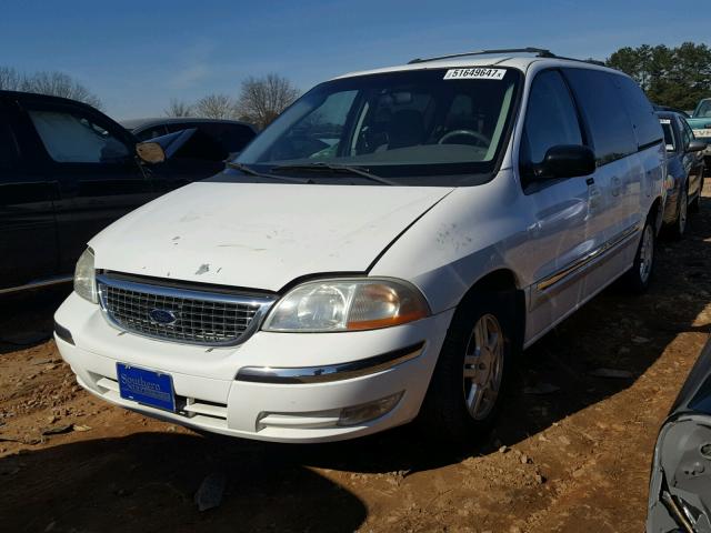 2FMZA52471BA50763 - 2001 FORD WINDSTAR S WHITE photo 2