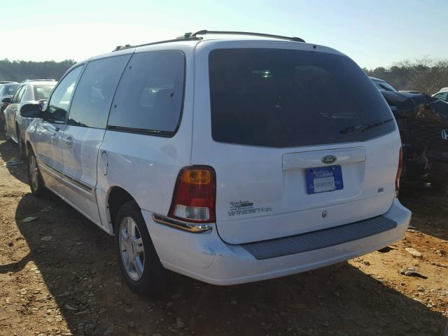 2FMZA52471BA50763 - 2001 FORD WINDSTAR S WHITE photo 3