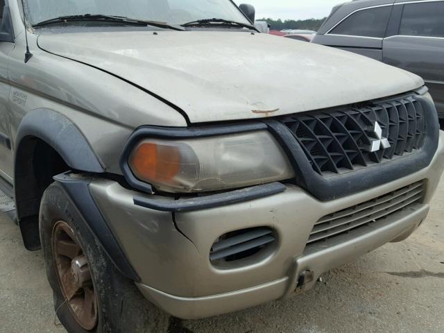 JA4LS21H32P002255 - 2002 MITSUBISHI MONTERO SP GOLD photo 9