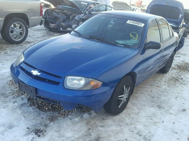 1G1JC52F847195409 - 2004 CHEVROLET CAVALIER BLUE photo 2