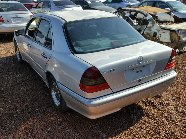 WDBHA29G6XA654936 - 1999 MERCEDES-BENZ C 280 SILVER photo 3