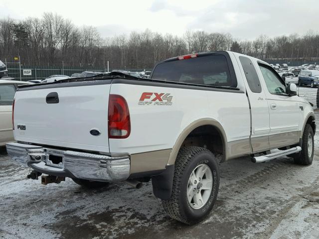 2FTRX18L83CB00416 - 2003 FORD F150 WHITE photo 4