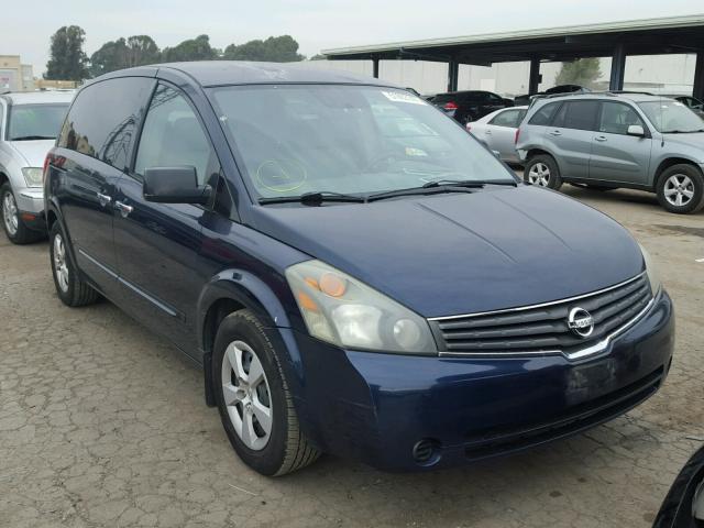 5N1BV28U37N127105 - 2007 NISSAN QUEST S BLUE photo 1