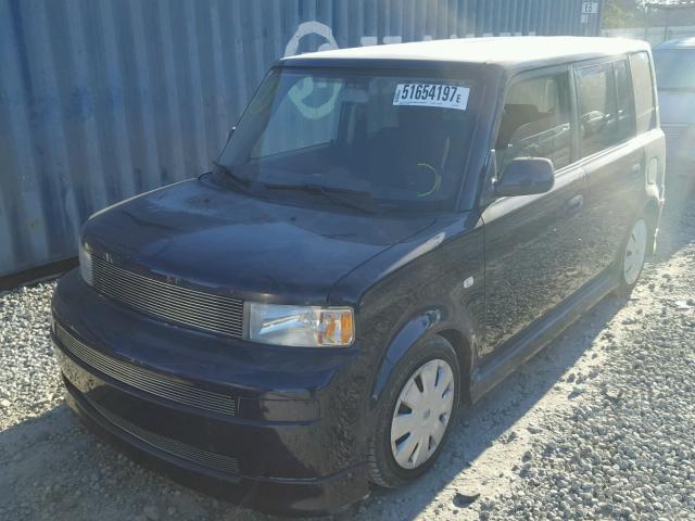 JTLKT324964044392 - 2006 TOYOTA SCION XB შავი ფოტო 2