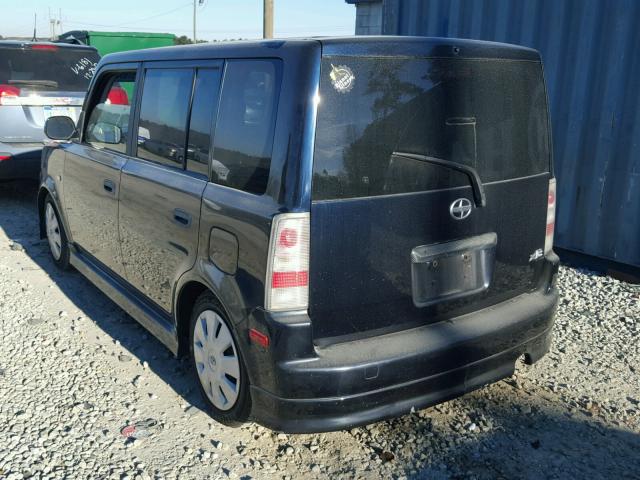 JTLKT324964044392 - 2006 TOYOTA SCION XB BLACK photo 3