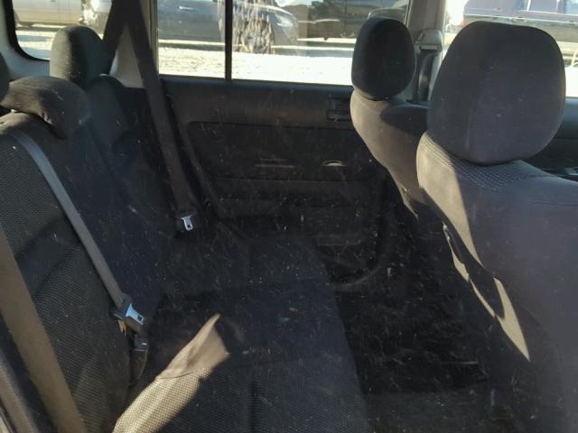 JTLKT324964044392 - 2006 TOYOTA SCION XB შავი ფოტო 6