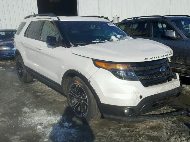 1FM5K8GT6FGA06251 - 2015 FORD EXPLORER S WHITE photo 1