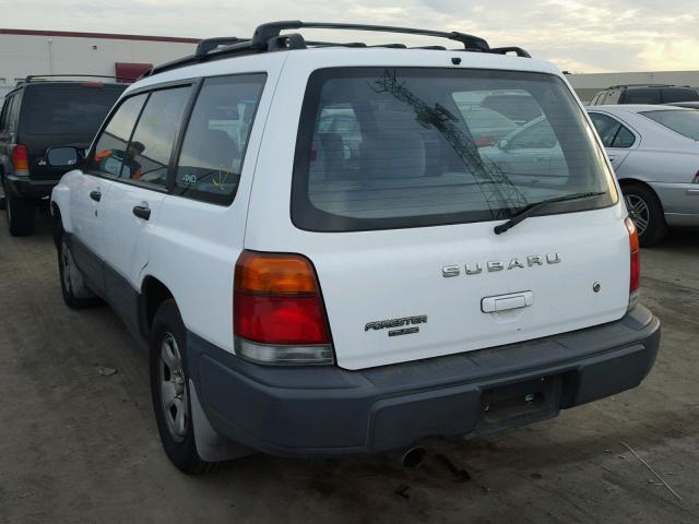 JF1SF6359YH731000 - 2000 SUBARU FORESTER L WHITE photo 3