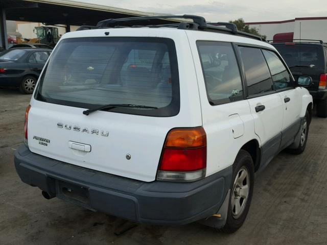 JF1SF6359YH731000 - 2000 SUBARU FORESTER L WHITE photo 4