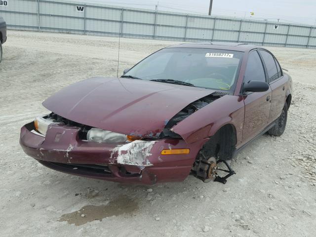 1G8ZF52812Z270112 - 2002 SATURN SL MAROON photo 2