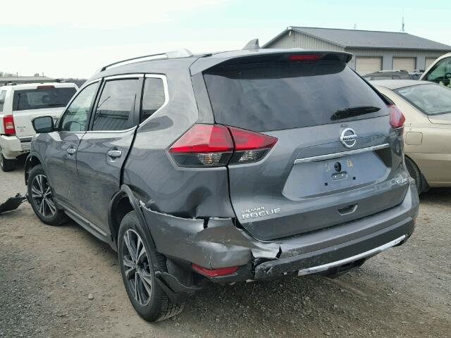 5N1AT2MVXHC839074 - 2017 NISSAN ROGUE SV GRAY photo 3