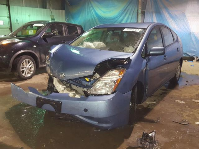 JTDKB20U097859174 - 2009 TOYOTA PRIUS BLUE photo 2